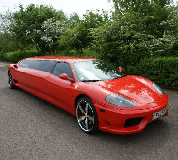 Ferrari Limo in South Wales
