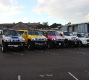 Jeep Limos and 4x4 Limos in Pink Limo
