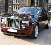 Rolls Royce Phantom - Royal Burgundy Hire in Wales
