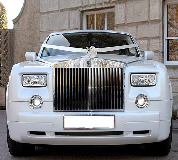 Rolls Royce Phantom - White hire  in Wales
